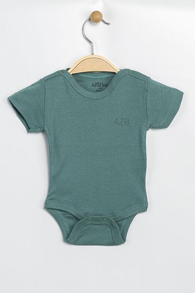 Aziz Bebe Baby Boy Girl 100% Cotton Bodysuit & Bodysuit with Snap Fasteners