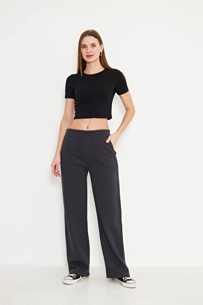 Akabi بنطال رياضي نسائي Jogger Anthracite