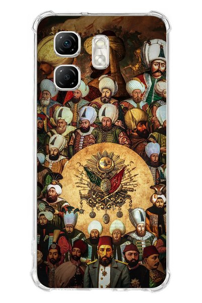 TechTree Infinix Hot 50I - Smart 9 Compatible Ottoman Sultans Transparent Sil...