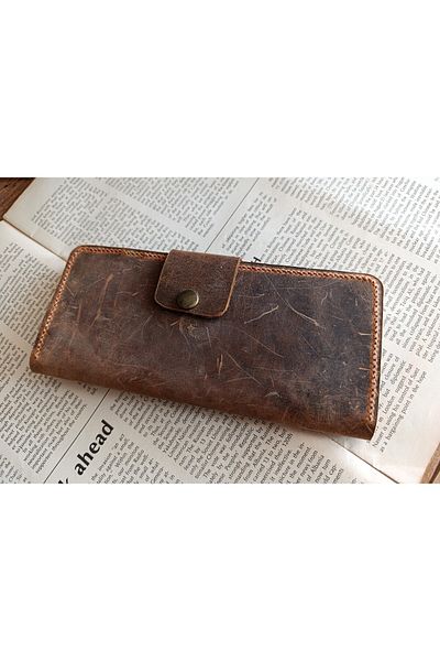 Mahfuz Wallet - Brown - Plain