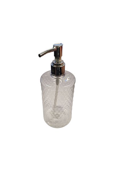 flores Liquid soap dispenser, plastic, Y095, transparent, 200 ml
