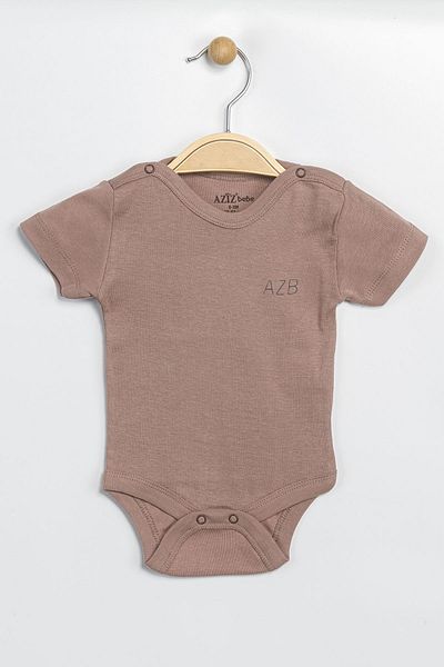 Aziz Bebe Baby Boy Girl 100% Cotton Bodysuit & Bodysuit with Snap Fasteners