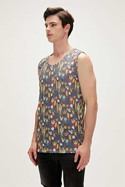 Bad Bear 23.01.23.008-C02 Areole Men's Sports Tank Top Smoked