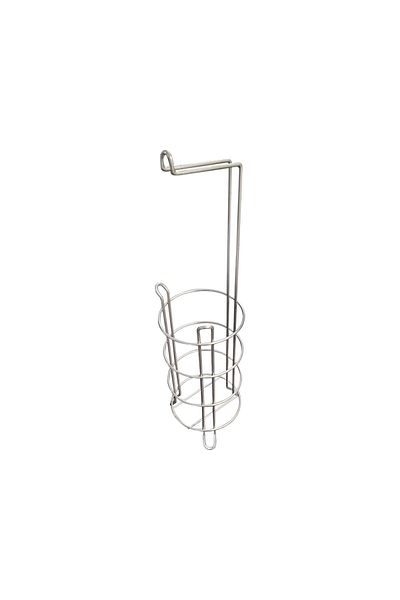 flores Metal toilet paper holder, high, shiny chrome, SB061C, 560 mm