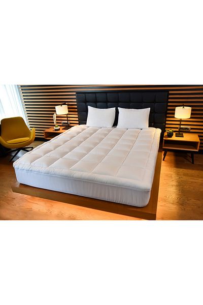 KOZZY HOME Orthopedic Sleeping Pad - 400Gr Fluffy and Protective Mattress with Pillowcase Gift