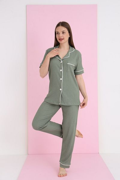 ELİTOL Bürümcük Arabian Buttoned Pajama Set