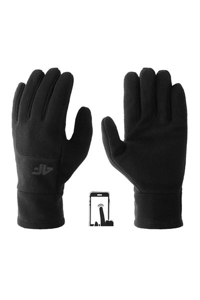 4F GLOVES U040 unisex gloves black