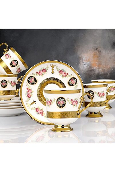 Kosova Züccaciye كوسوفا RSY-231 90CC 6 قطعة مجموعة أكواب القدم (مادوكس)