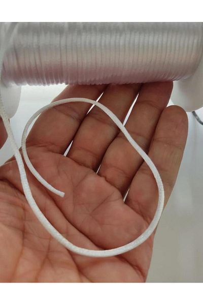 OZN AKSESUAR Floss Rope, Rat Tail, Bracelet Rope Necklace Rope, Wedding Dress Rope Engagement Rope, Kaftan Rope (2mm 10Mt)