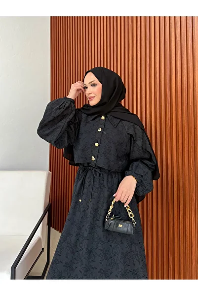 Melike Tatar Buttoned Dress 6-5715