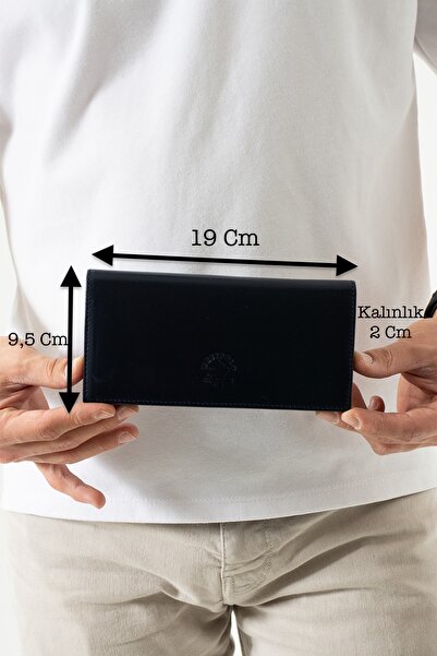 Westpolo Hakiki Eskitme Crazy Deri Unisex Uzun Cüzdan Ve Kartlık El Portföyü ...