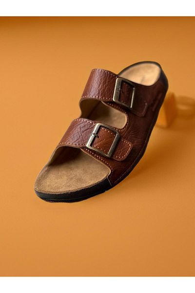 GEZER Mules - Brown - Wedge