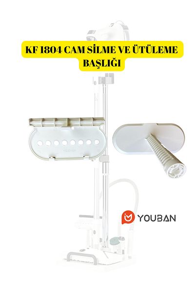 Youban Kf1804 Steam Cleaning Machine Glass Cleaning and Ironing Head