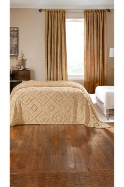 baladı home ev tekstil home collection Double Bedspread with Pompom 220X250 Lighter