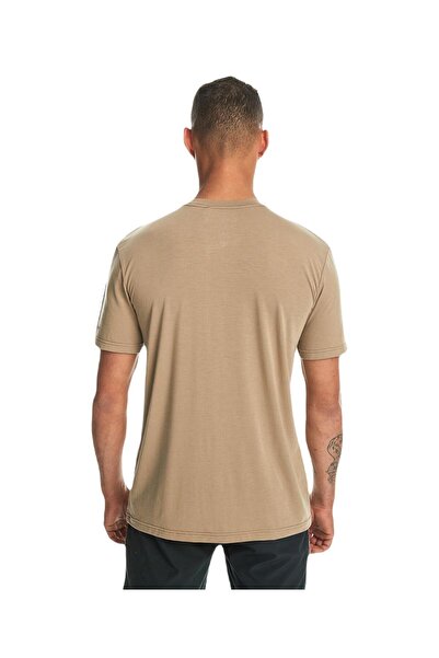 Quiksilver Eqykt04311 Coastal Run Ss Men's T-Shirt Brown