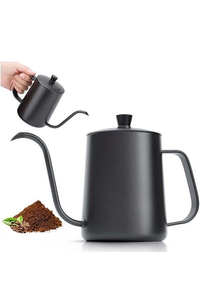 Denx طقم قهوة احترافي V60 مكون من 12 قطعة إسبريسو مع إبريق إسبريسو 600 مم لطاولة القهوة والمطبخ