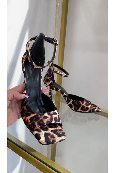 Sibel Shoes Renata Leopard Sandals