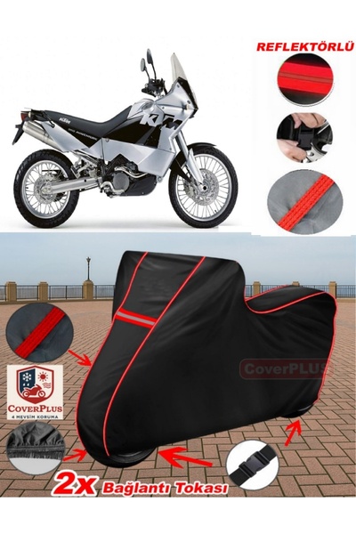 CoverPlus KTM 950 Adventure Tarp BLACK Motorcycle Tarpaulin Motor Cover Tent ...