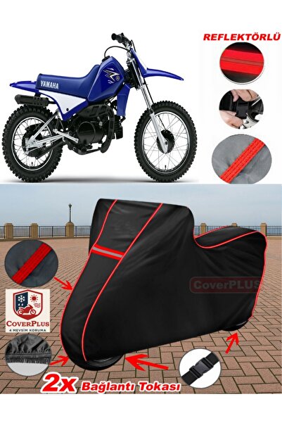 CoverPlus Yamaha PW 80 Tarpaulin BLACK Motorcycle Tarpaulin Motor Cover Motor...