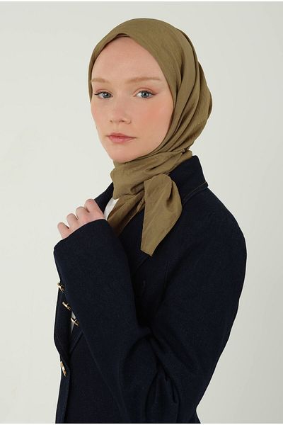HEQA Soft Kraş Scarf Light Olive