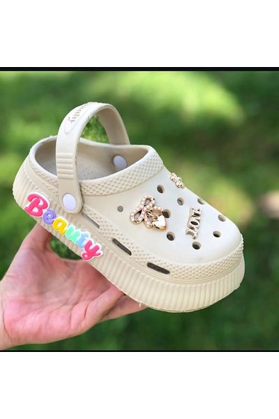 Pandalina Girl Sandals Shiny Stone Beauty (Beauty) Figured Non-Slip Sole Pool Sea Shoes