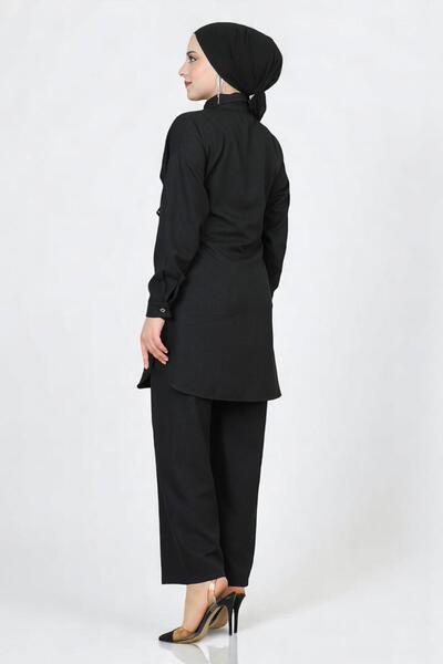 Missvalle Σετ με κορδόνια στη μέση Μαύρο 19220