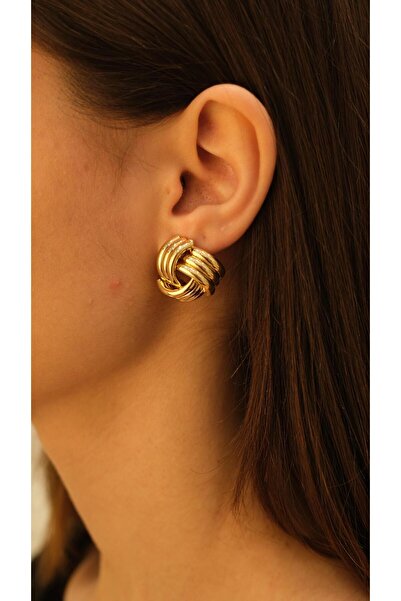 Jerie Üçlü Burgu Figür Mini Sarmal Küpe