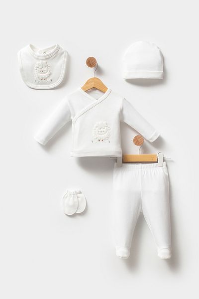 Bebitof 5-Piece Cute Lamb Pattern Hospital Release
