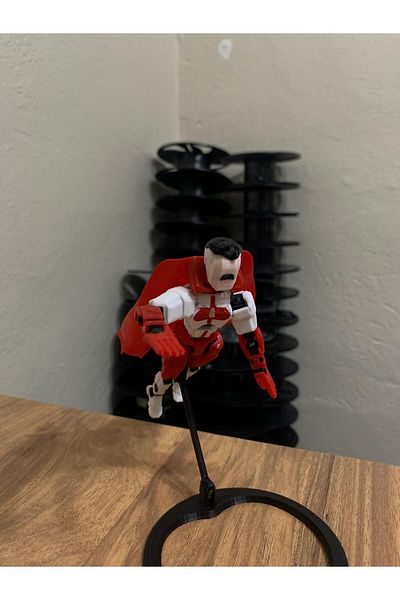 Modellio3D Omni-Man Inspired T13 Legends Dummy 13 Figure (with Stand Gift)