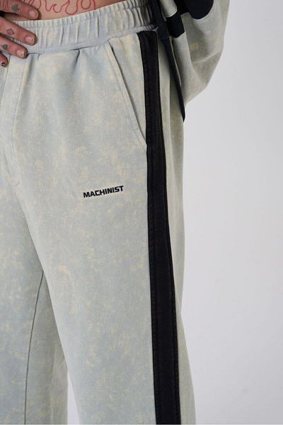 Machinist Men's Washable Contrast Baggy Light Beige Sweatpants
