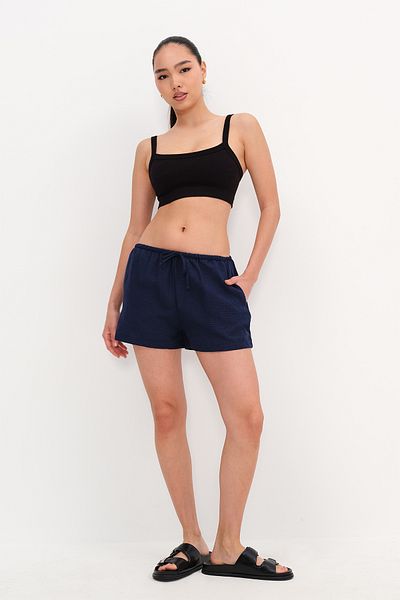 Addax Elastic Waist Shorts Ş17108
