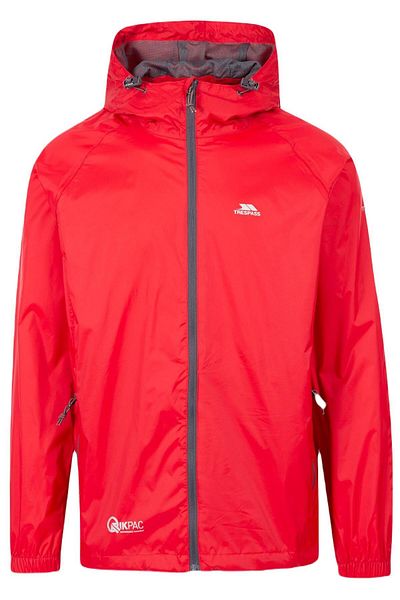 Trespass Uajkraı10001 Qikpac Packaway Tp75 Unisex Raincoat