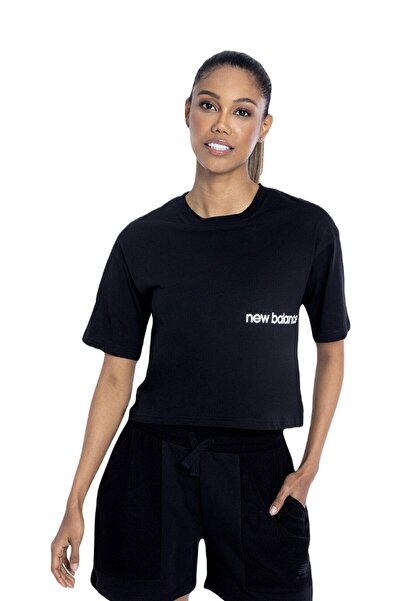 New Balance Wnt1340-Bkw Women's T-Shirt Black