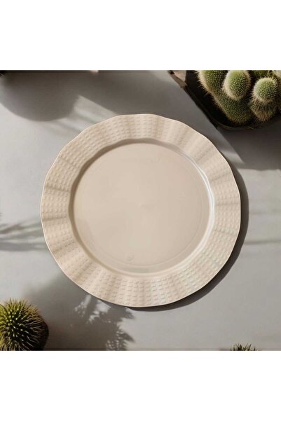 Evinizin Yardımcısı Mika Tabak& Parti Tabak&parti Mika Tabak & Beyaz 23 cm 6 ...