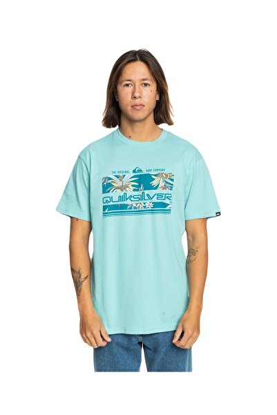 Quiksilver Eqyzt07679 Tropical Rainbow Ss Men's T-Shirt Blue