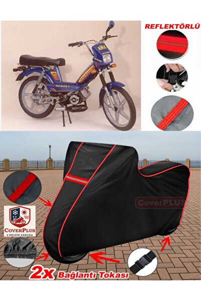 CoverPlus Ramzey Prestige Tarp BLACK Motorcycle Tarpaulin Motor Cover Tent (أ...