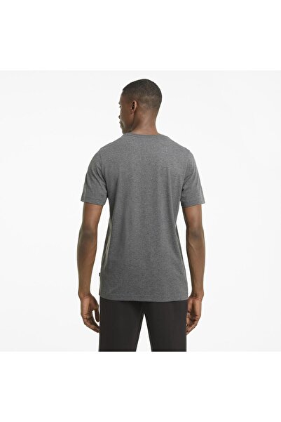 Puma 58673601 Ess Heather Men's T-Shirt Black