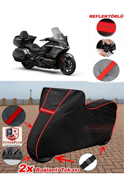 CoverPlus Honda Goldwing GL 1800 DCT Branda SİYAH Motosiket Brandası Motor Ör...