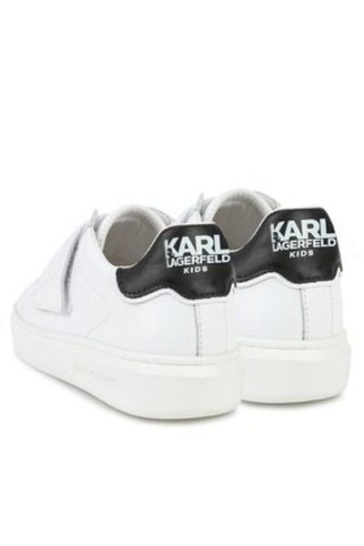Karl Lagerfeld Kids adidași pentru băieți Z29070 albi