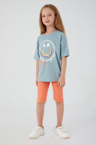 Rolypoly Set bermude pentru fete Happy Smile Green