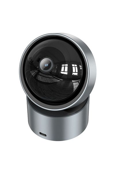 REDz Accessories Hoco Indoor Camera, Adjustable in Two Planes, Night Mode, Full HD, Silver