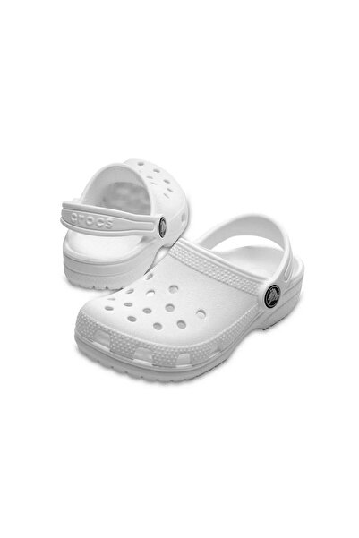 Crocs 206991-100 Classic Clog K Children's Sandals White
