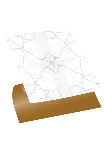 TİNK Kendinden Yapışkanlı Silinebilir Mermer 010 Desenli Pvc Karo 30x30 Cm (3...