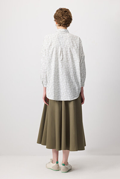 Touché Privé 100% Cotton Printed Oversize Shirt