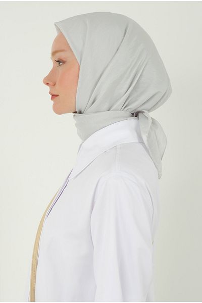 HEQA Soft Kraş Scarf Steam Gray