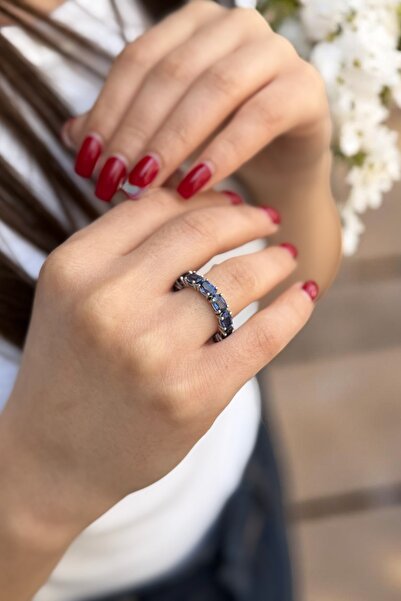 Utku Kuyumculuk 14 AYAR 7,33 CT SAFİR TAŞLI TAMTUR YÜZÜK