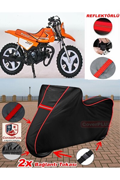 CoverPlus كانوني ميني 50 من القماش المشمع الأسود المشمع للدراجات النارية غطاء...