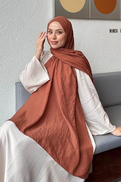 lamelif Comfort Cotton Shawl Cinnamon