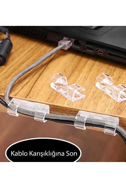 elementpic 20 li şeffaf kablo düzenleyici