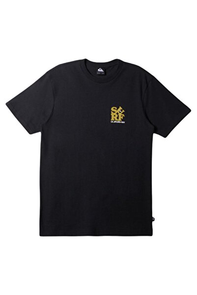 Quiksilver Aqyzt09542 Surf Moe Men's T-Shirt Black